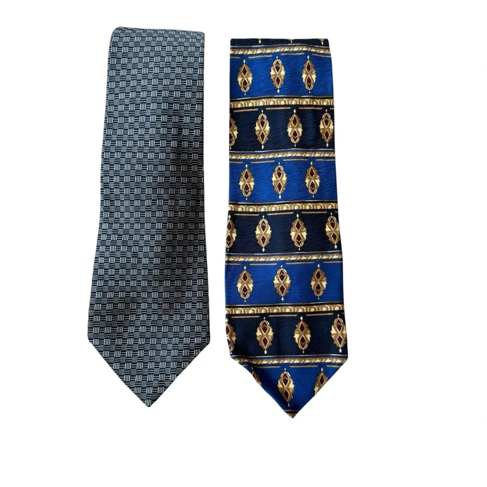 Vintage Ralph Lauren and Harold Grant Tie Silk Classic Style